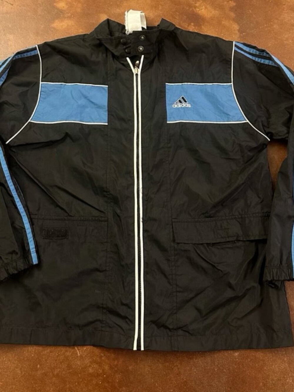 Vintage Adidas Track Jacket Windbreaker Size Medium